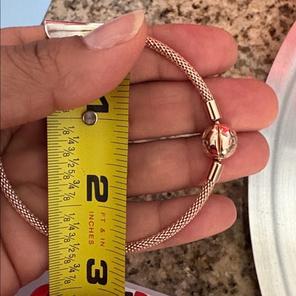 Pandora Rose Gold Mesh Bracelet - Picture 4 of 4